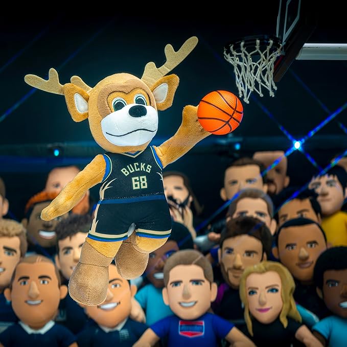 Bleacher Creatures NBA Unisex NBA 10-inch Mascot Plush Doll