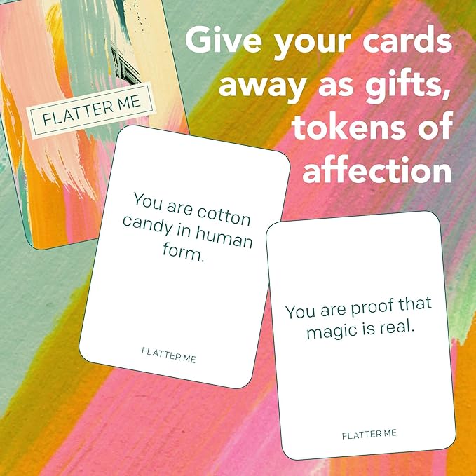 Flatter Me: A Compliment Battle Card Game