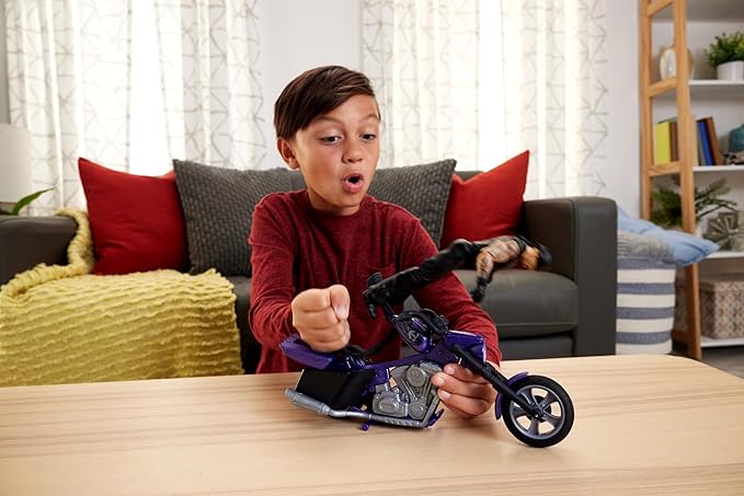Mattel WWE Wrekkin' Slamcycle Vehicle & Figure Playset with Toy Motorcycle & Undertaker 6-inch Collectible, Launching Action & Breakaway Parts