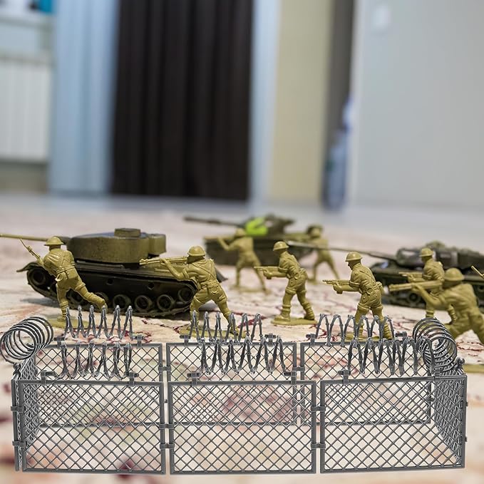 FAVOMOTO 2 Sets War Scene Accessories Plastic Building Props Model Game Accessory Game Toy Sand Table Children Toys Compact Plaything Cognitive Building Toy