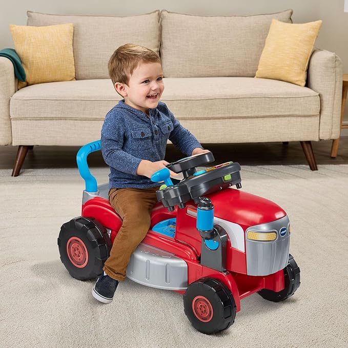 VTech Get Growing Tractor and Mower Ride-On