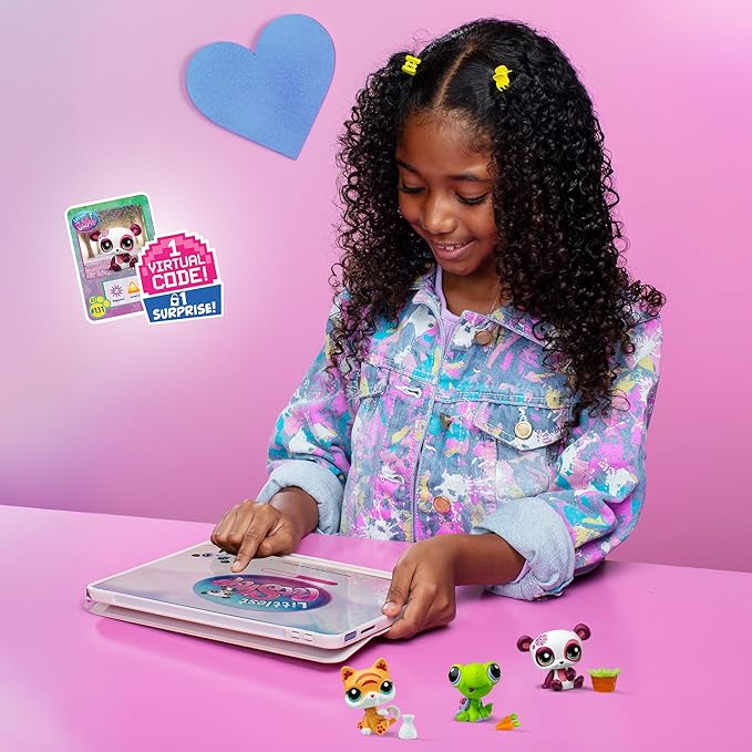 Littlest Pet Shop - Diner Dash Play Pack, Gen 7 Authentic LPS Bobble Head Toy Figure, Collectible Toy Animal, Ages 4+ - Amazon Exclusive