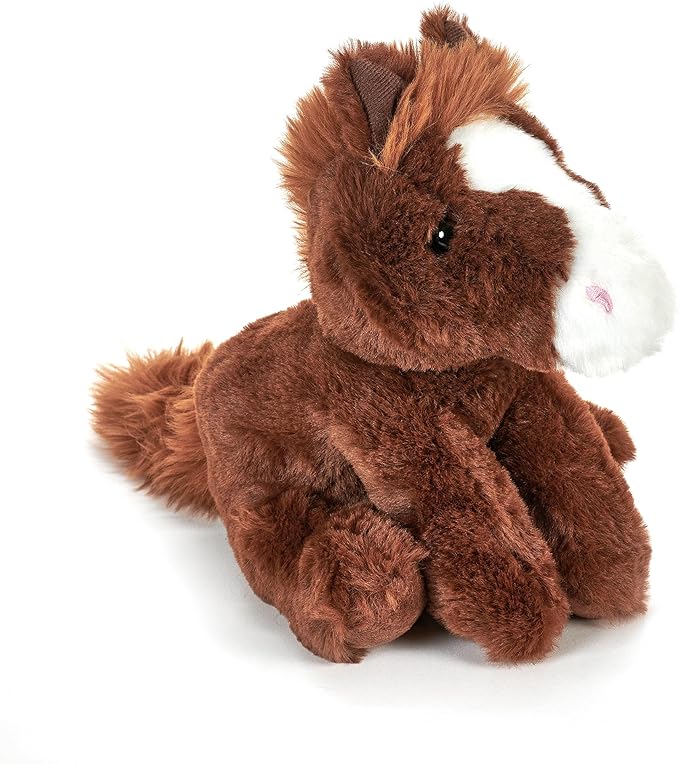 The Petting Zoo Floppy Horse Stuffed Animal Plushie, Gifts for Kids, Wild Onez Wildlife Animals, Horse Plush Toy 8 inches