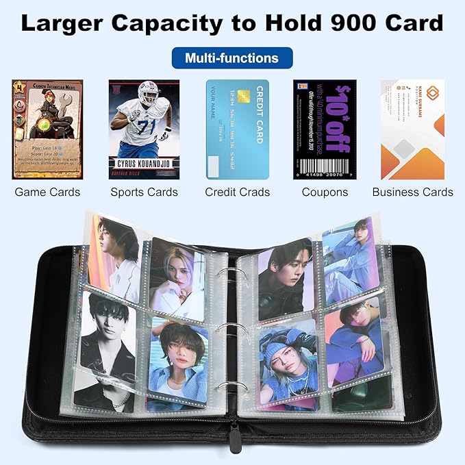 Stray Photocards Binder 400 Pockets, Skz Album Photo Card Holder Merch for Stay Fans Gifts