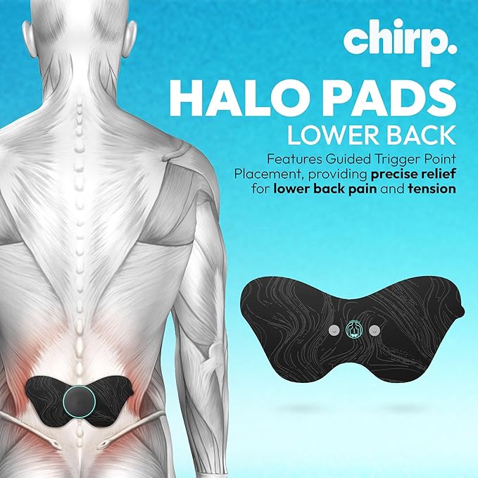 Chirp Halo Pads – Targeted Pain Relief, Deep Tissue Support, Muscle Recovery for Back, Shoulders, HIPS, & More