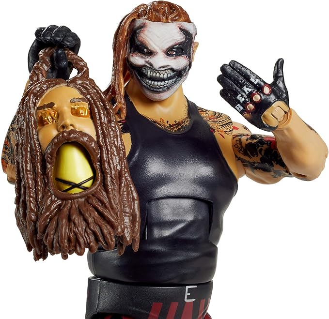 WWE MATTEL The Fiend Bray Wyatt Elite Series #78 Deluxe Action Figure with Realistic Facial Detailing, Iconic Ring Gear & Accessories, Multi (GKY13)