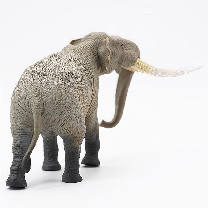 Gemini&Genius African Elephant Action Figure Toy, Stegodon Figurine Wild Animal Model, Beautiful and Accurate Sculptures of Elephant Animal, Gift, Collection, Display & Play for Kids Collectors