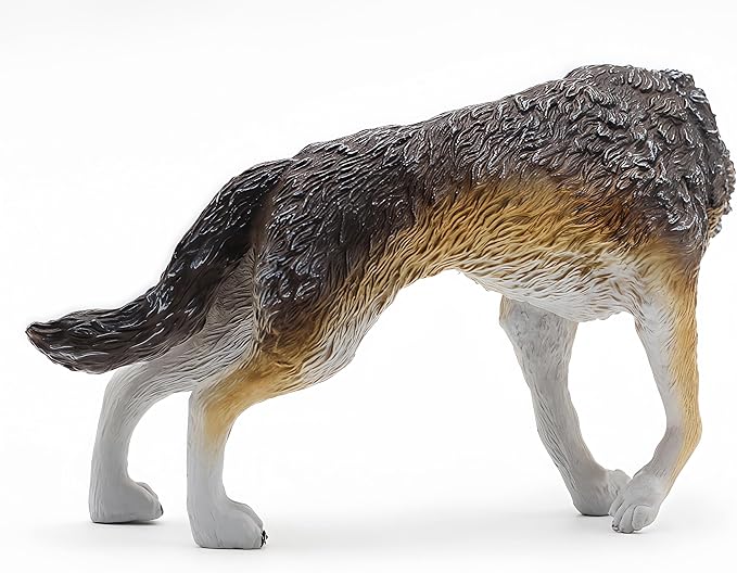 Gemini&Genius Dire Wolf Animals Action Figure Toys for Kids (Wolf)