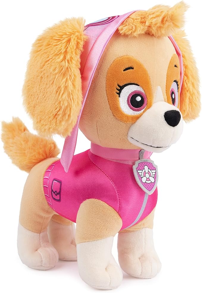 GUND PAW Patrol Skye in Heroic Standing Position, Premium Stuffed Animal for Ages 1 and Up, 12”