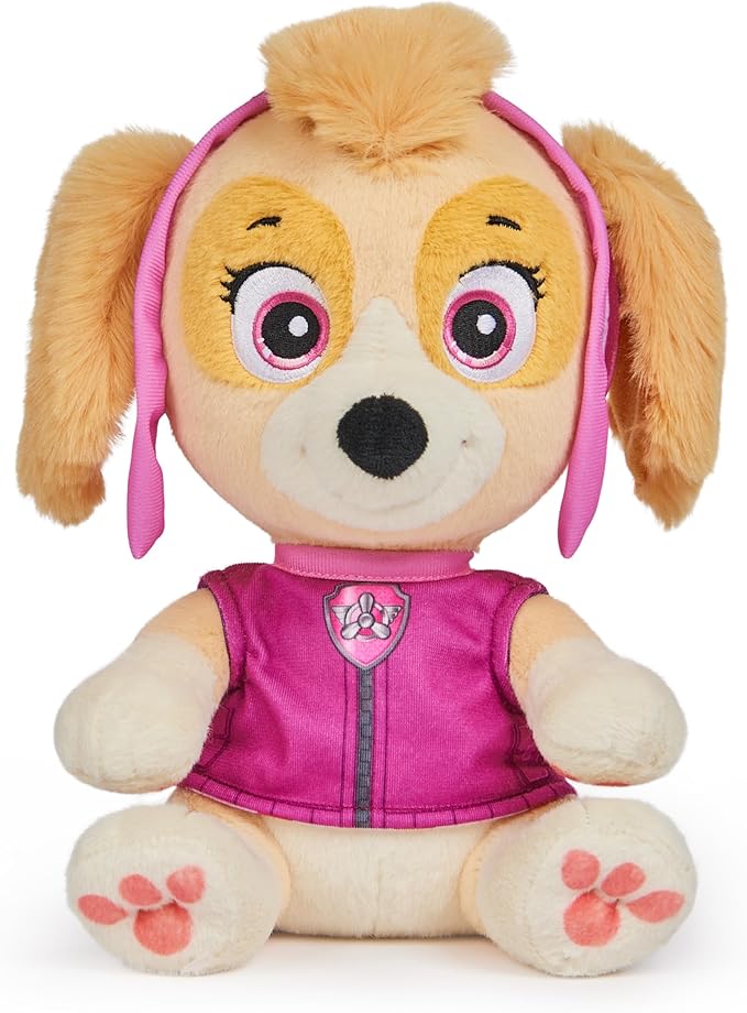 Paw Patrol, Bedtime Plush Skye, 10-Inch Stuffed Animal with Reversible Outfit, Kids Toys for Boys & Girls Ages 3 and Up
