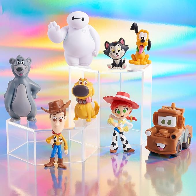 Disney100 Years of Being By Your Side, Limited Edition 8-piece Figure Set, Kids Toys for Ages 3 Up by Just Play