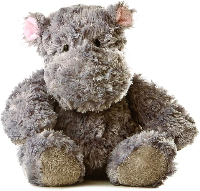 Aurora® Snuggly Tubbie Wubbies™ Hippo Stuffed Animal - Comforting Companion - Imaginative Play - Gray 12 Inches