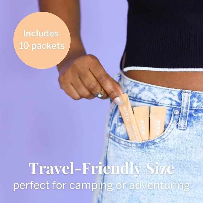 Pixie Cup Dust Menstrual Cup Sanitizer - Menstrual Disc Sanitizer + Period Cup Cleaner - Just add Water - Portable Travel Solution for Feminine Care