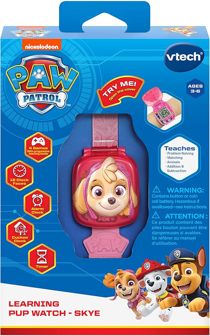 VTech PAW Patrol Learning Pup Watch, Skye