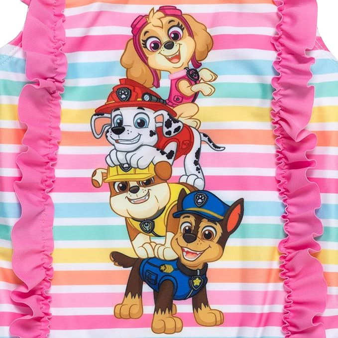 Paw Patrol Marshall Chase Skye Girls One Piece Bathing Suit Toddler to Little Kid