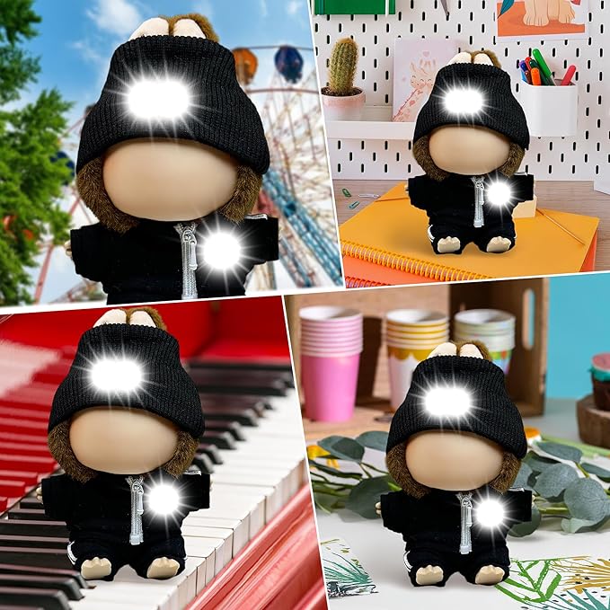 Clothes Fit for 17CM Doll, Fashion Doll Clothes Outfit Set Cute Theme Designer Toys Dress Accessories for Collector Fans Display (Black Sports Suit)