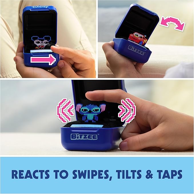 Disney with 30 Interactive Characters Inside, Reacts to Swipes, Tilts & Taps, Disney Toys & Digital Pet Kids Toys for Girls, Boys & Fans