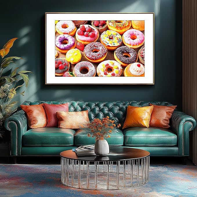 300 Piece Jigsaw Puzzle for Adults - Delightful Donuts Design - Challenging Adult Puzzle for Family Game Nights & Gifts - Fun Finished Size 17 x 11 Inches
