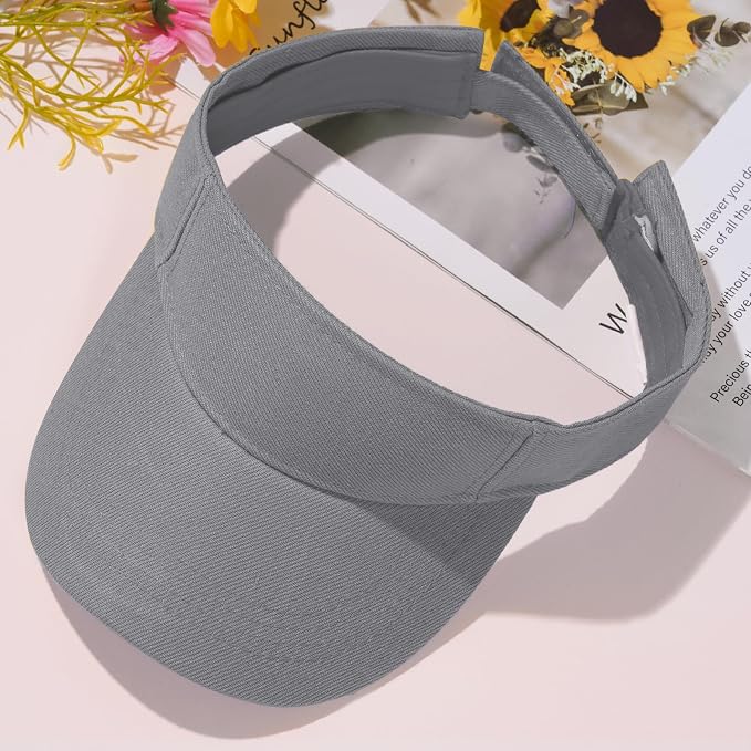 Marrywindix 1 Piece of Sport Wear Athletic Visor Sun Sports Visor Hat Visor Adjustable Cap for Women and Men
