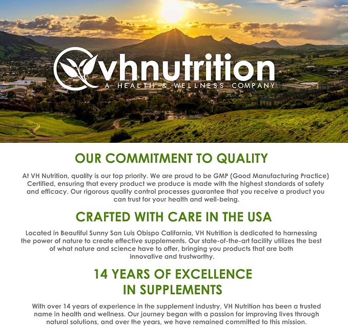 VH Nutrition VITEX+ | Vitex Chasteberry Supplement for Women | Hormonal Balance* and Fertility Support* | 650mg Per Serving of Vitex Berry Extract Powder | 60 Capsules