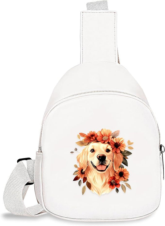 Golden Retriever Mini Sling Bag, Crossbody Bag, Toddler Purse For Kids Girl, Birthday Gift For 4 5 6 7 8 9 10 11 12 Year Old Gifts For Daughter, Granddaughter, Sister, Niece!