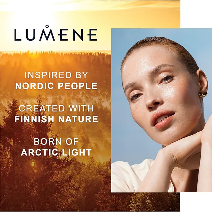 Lumene Nordic Bloom [Lumo] Anti-Wrinkle & Firm Day Moisturizer - Anti Aging Cream for Visibly Firm, Radiant & Smooth Skin - Formulated with Pre-Retinol Complex + Lingonberry Extract (1.7 oz)