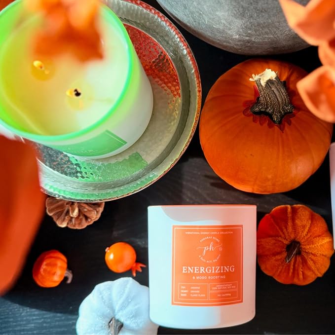 Extra Large Candle – Focus & Concentration | Pear, Sage, and Freesia | Hand Poured Soy Candle | 14.1 oz (400g) 60 Hours Clean | Burn Pure Essential Oils | Mental Clarity & Productivity