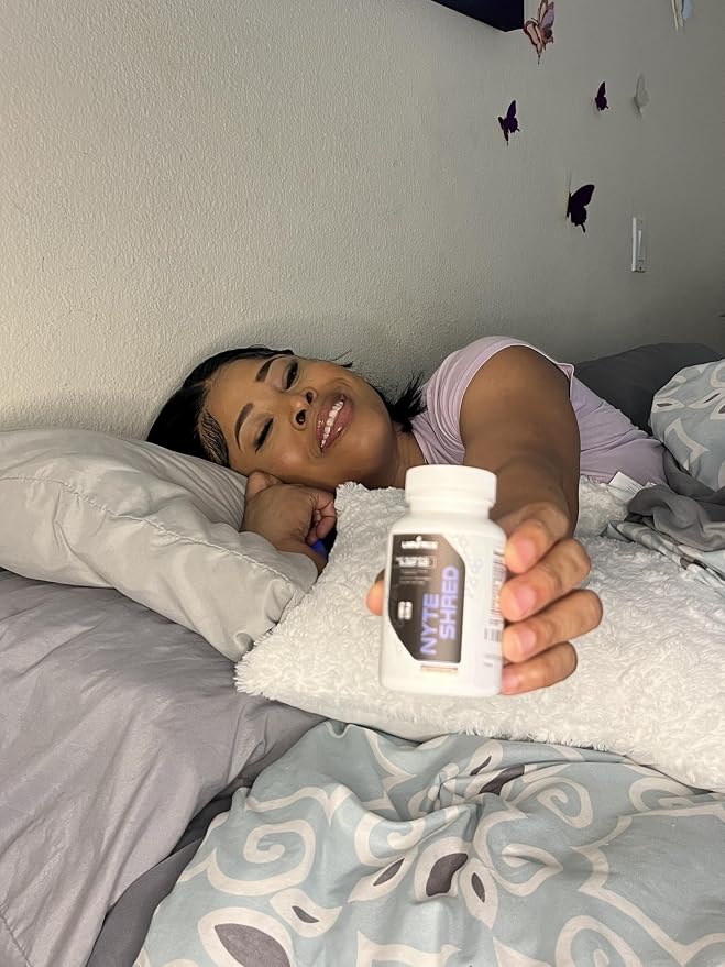 LMNITRIX Sleep Aid Supplement for Men & Women - Loaded with Ashwagandha, GABA & Valerian Root for Relaxation and Mindful Sleep - Burner Sleeping Pills for Deeper Sleep & Fat Management- 60 Capsules