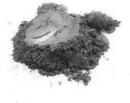 Pearl Mica Powder Pigment Dye - 500 Grams (1.1 lbs) - Best Bulk Price for Fine Arts, Crafting, Painting, Bath Bomb Soap Candle Slime Jewelry Making, Epoxy Resin, Woodworking (Gray GR01)