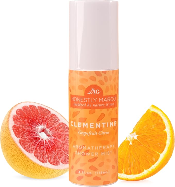 Honestly Margo Aromatherapy Shower Body Mist Citrus (4 Fl Oz, Pack of 1) – Wellness Spray with Essential Oils for Shower Steam, Personal Space Mist – Clean, Cruelty-Free Body Care & Bath Products
