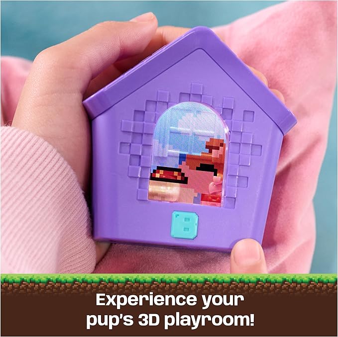 Bitzee, Doghouse Interactive Toy with 15 Puppies Inside, 3D Playroom, Reacts to Touch, Digital Pet Kids Toys for Girls & Boys Ages 5 and up