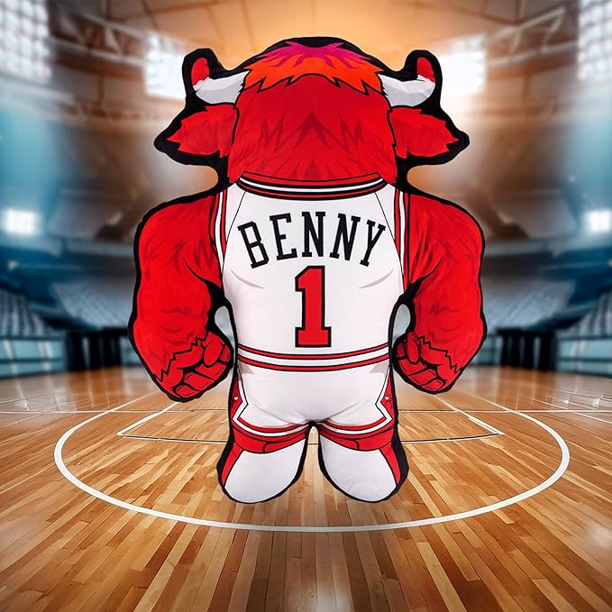 Bleacher Creatures Chicago Bulls Benny The Bull 24" NBA Masoct Bleacher Buddy - Soft Plush Toy