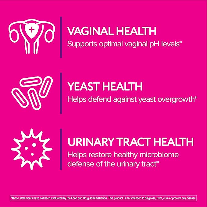 Florajen Women’s Probiotic with Cranberry - Prebiotic + Probiotic for Vaginal, Digestive, & Immune Support - Women’s Gut & Urinary Health Support - Vegan, Gluten-Free Daily Wellness - 30 Capsules