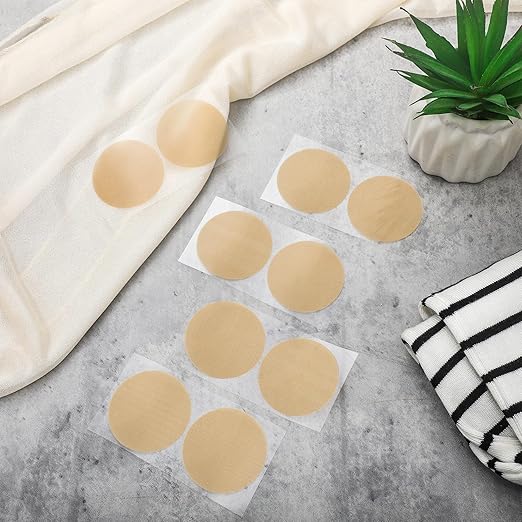 Shyyween 30 Pcs Pregnancy Belly Button Cover Patch 2.16" Reusable Washable Hide Belly Button Cover for Maternity Pregnancy(Round,Skin Color)