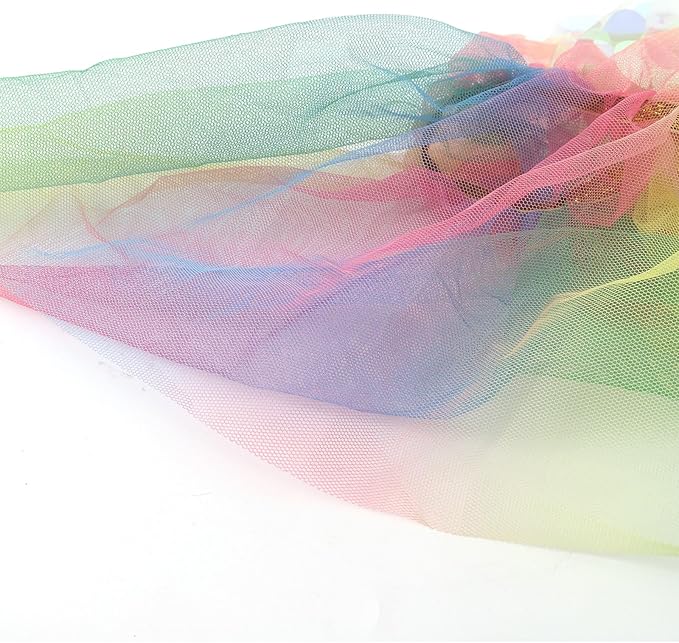 FKKFYY Rainbow Cape Cloak for Girl Princess