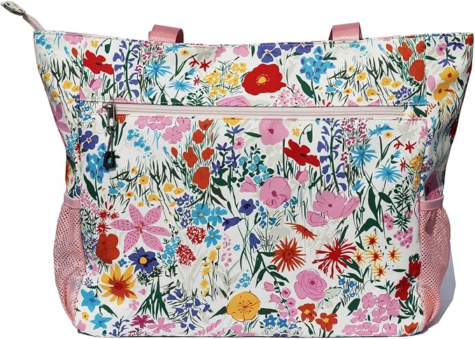 ESVAN LARGE BEACH BAG Water Resistant Lightweight 20 inch Women Oversize Tote Bag for Gym Beach Travel Pool Yoga Nurse
