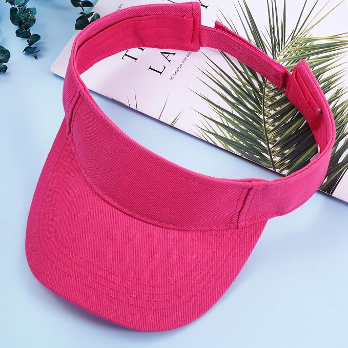 Marrywindix 1 Piece of Sport Wear Athletic Visor Sun Sports Visor Hat Visor Adjustable Cap for Women and Men