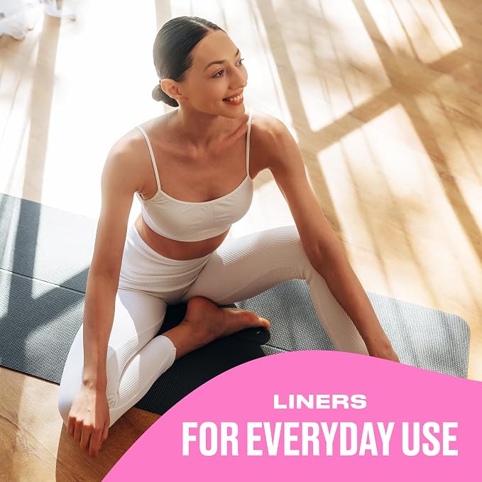 Carefree Panty Liners for Women,Thong Liners,Unwrapped,Unscented | Pantiliners,Carefree_Liners,Daily_Liners for Women,Light Periods and Leaks | (Packaging May Vary), 49 Count (Pack of 12)