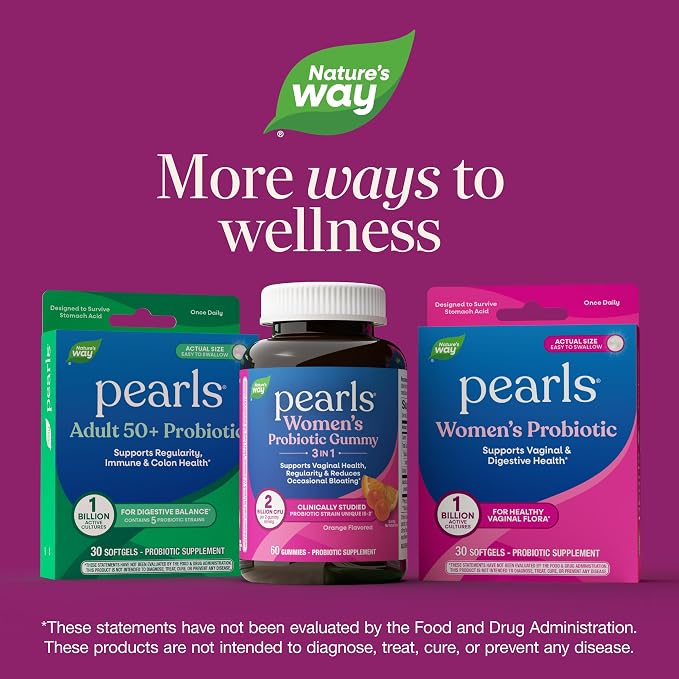 Nature's Way Women's Probiotic Pearls, Supports Vaginal Health*, 90 ct