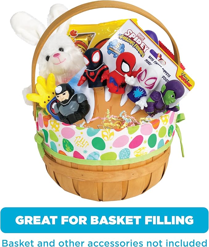 Ginsey Spidey and His Amazing Friends 5 Piece Finger Puppet Set - Bath Toys, Party Favors, 1.0 Count, 0.145 pounds