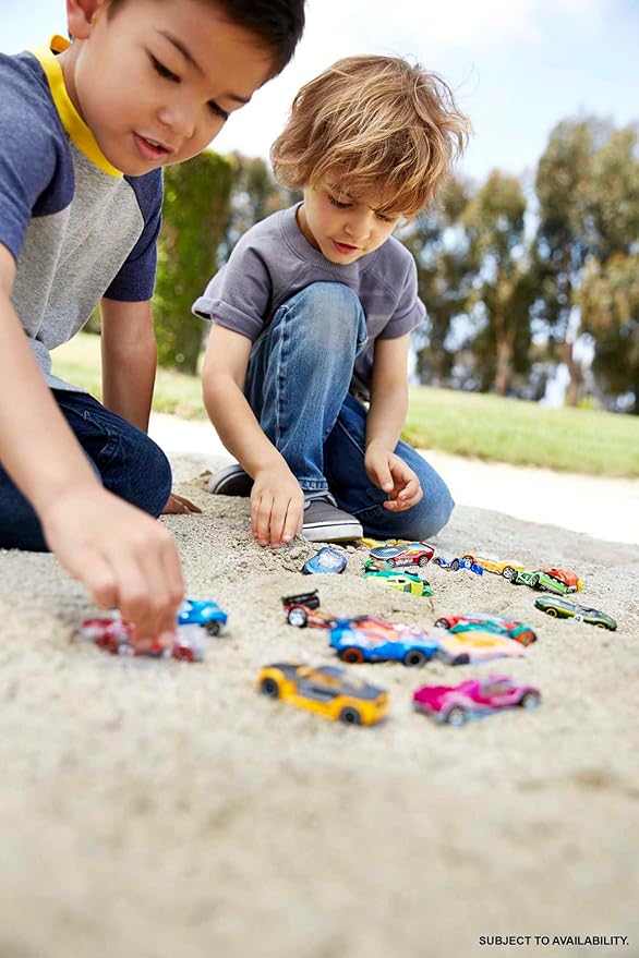 Hot Wheels Toy Cars & Trucks 40-Pack, Set of 20 1:64 Scale Vehicles for Play or Display, Instant Collection (Styles May Vary) (Amazon Exclusive)