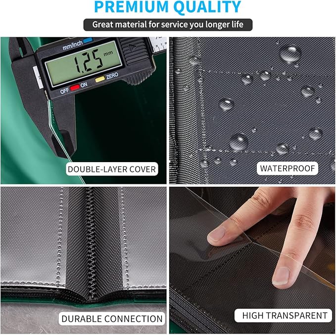 Card Binder, 360 Pockets Upgraded Trading Card Binders, Cards Collection Binder 9 Pocket, Side Loading Yugioh Binder Book Holder for MTG, TCG, Sport, Football, Baseball Collector Cards - Green