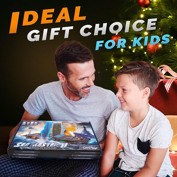 Electronic Sea Battle Game, Interactive Toy for Kids 6+