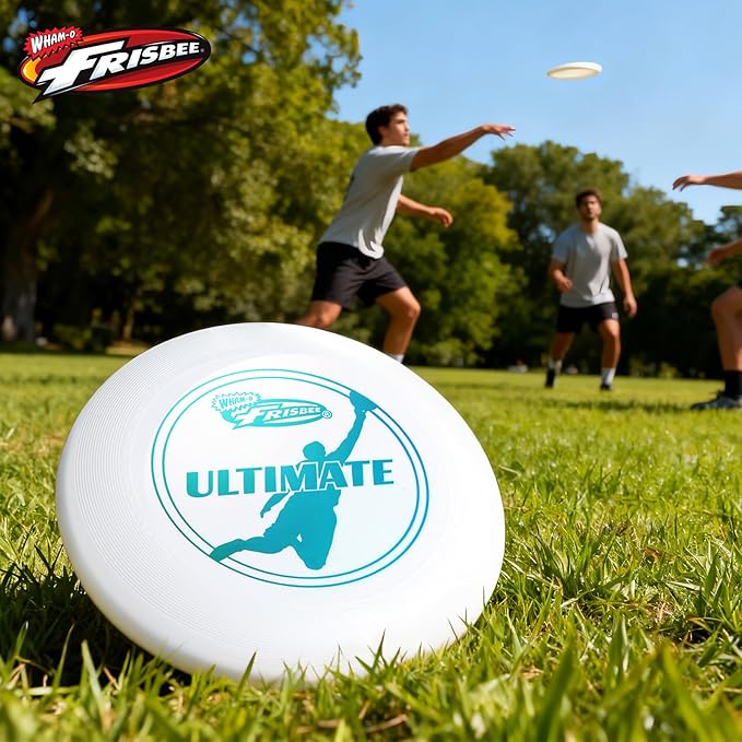 Wham-O Frisbee Official Ultimate 175g Flying Disc, 10.75 Inch, Professional Training Disc for Competition and Outdoor Fun (B(2Pack))