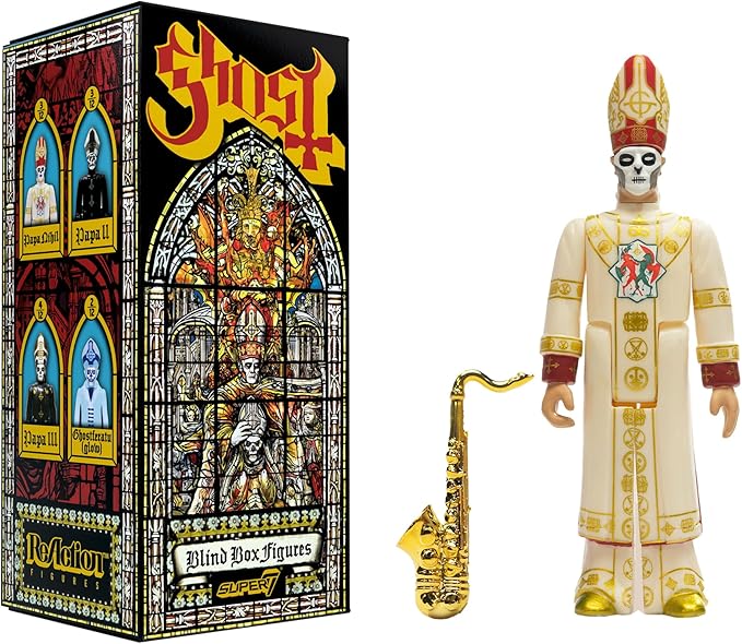 Super7 Ghost Blind Box Flat - (12 Pack) 3.75" Ghost Action Figures Heavy Metal Collectibles and Retro Toys