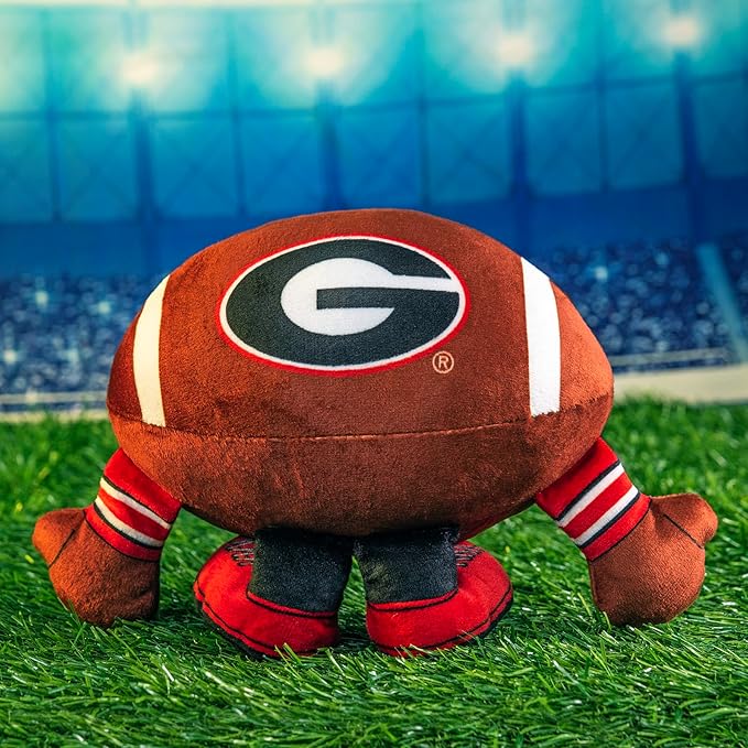 Bleacher Creatures Georgia Bulldogs 8" NCAA Kuricha Football Sitting Plush - Soft Chibi Inspired Plush