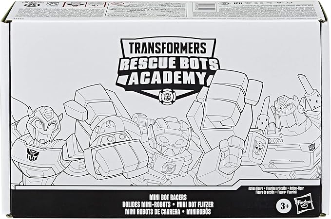 Transformers Playskool Heroes Rescue Bots Academy Mini Bot Racers Converting Robot Toy 5-Pack, 2-Inch Collectible Toy Cars (Amazon Exclusive)