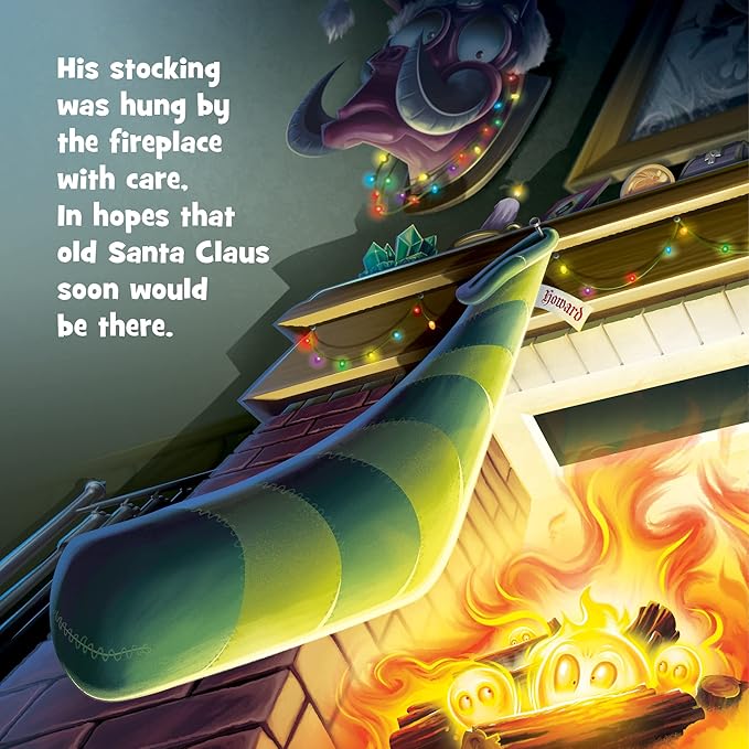 C is for Cthulhu The Night Before Christmas Santa Plush & Board Book Bundle (Baby Plush, 6 inches)