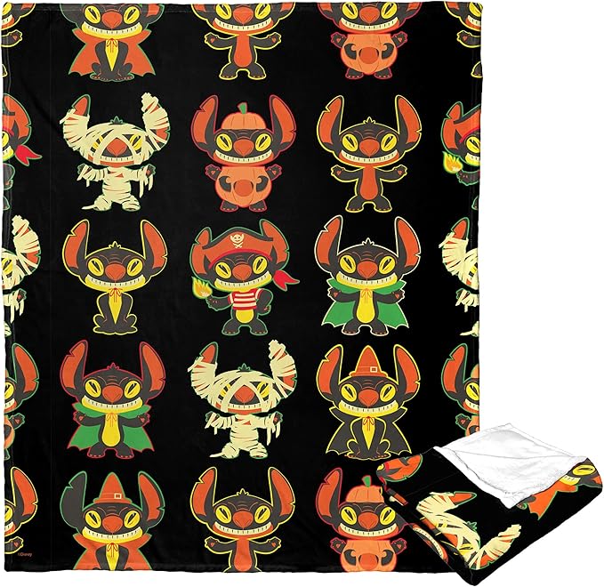Northwest Lilo and Stitch Silk Touch Throw Blanket, 50" x 60", Stitch Costumes