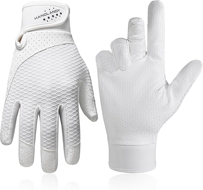 HANDLANDY Ultimate Frisbee Gloves – Flying Disc Gloves for Adults and Youth with Consistent Grip, Lightweight Breathable Fit, Perfect for Throws, Catches, and Disc Sports